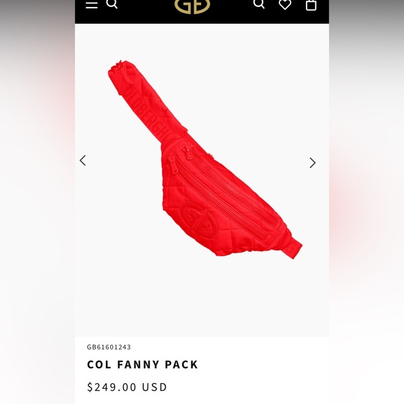 Goldbergh Handbags - Goldbergh Red Quilted Belt Bag